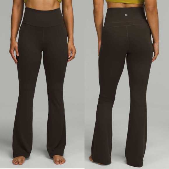 lululemon athletica Pants - Lululemon Groove Super-High-Rise Flared Pant Nulu Black